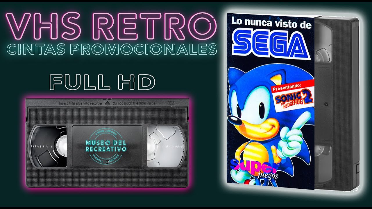 Vhs Promocional - Lo nunca visto de sega. Presentando: Sonic 2 -SuperJuegos (1992) - Full HD