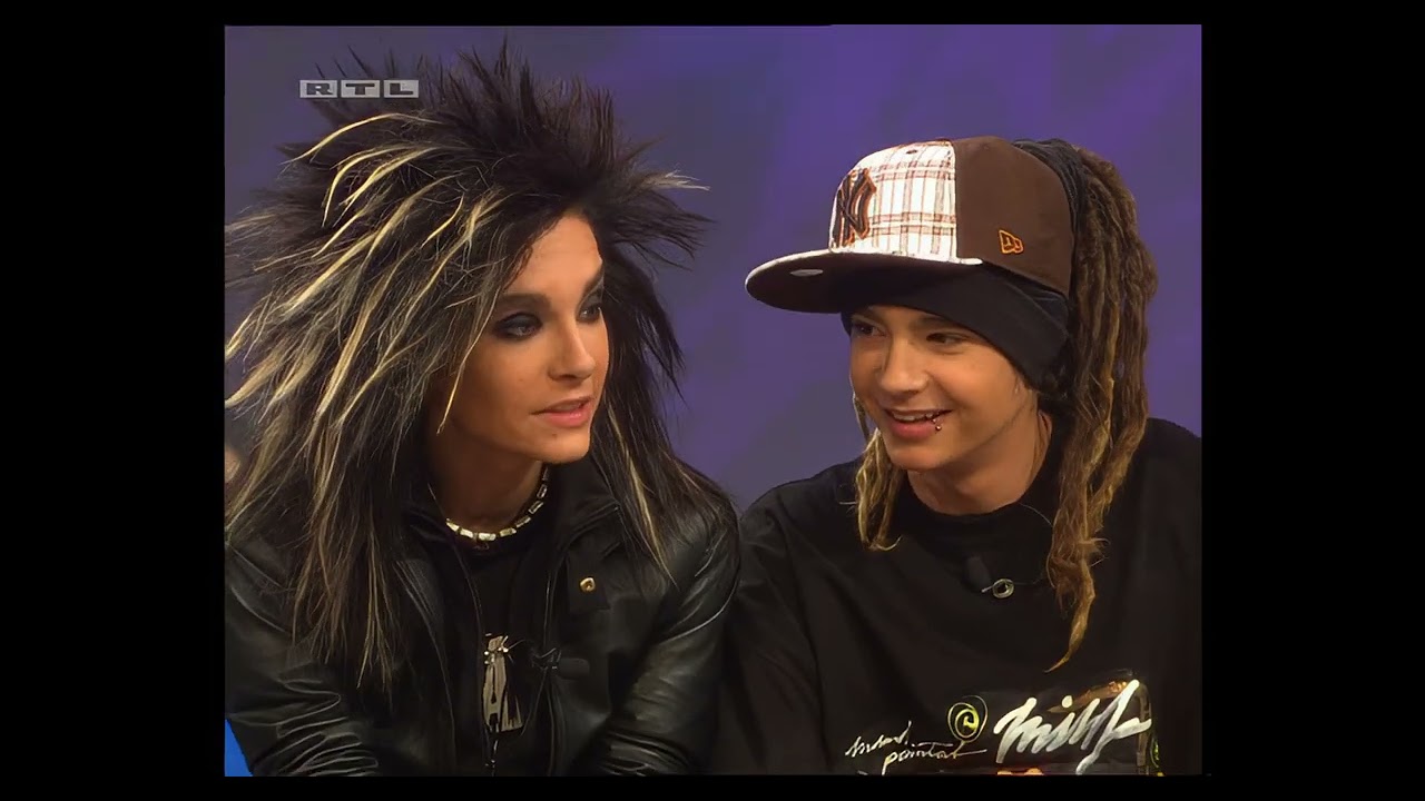 Tokio Hotel - RTL Chartshow - 02-02-2007 | Übers Ende Der Welt + Interview (HD)