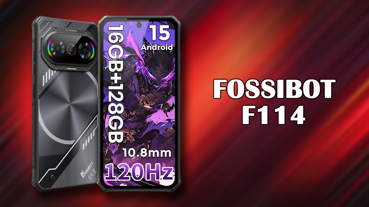 Fossibot F114 - максимально тонкий захищений смартфон!