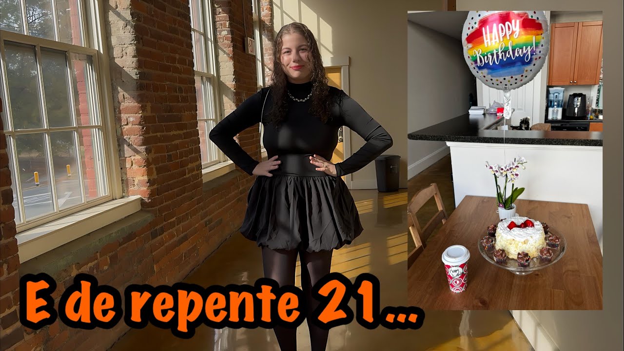 Comemorando o meu aniversário