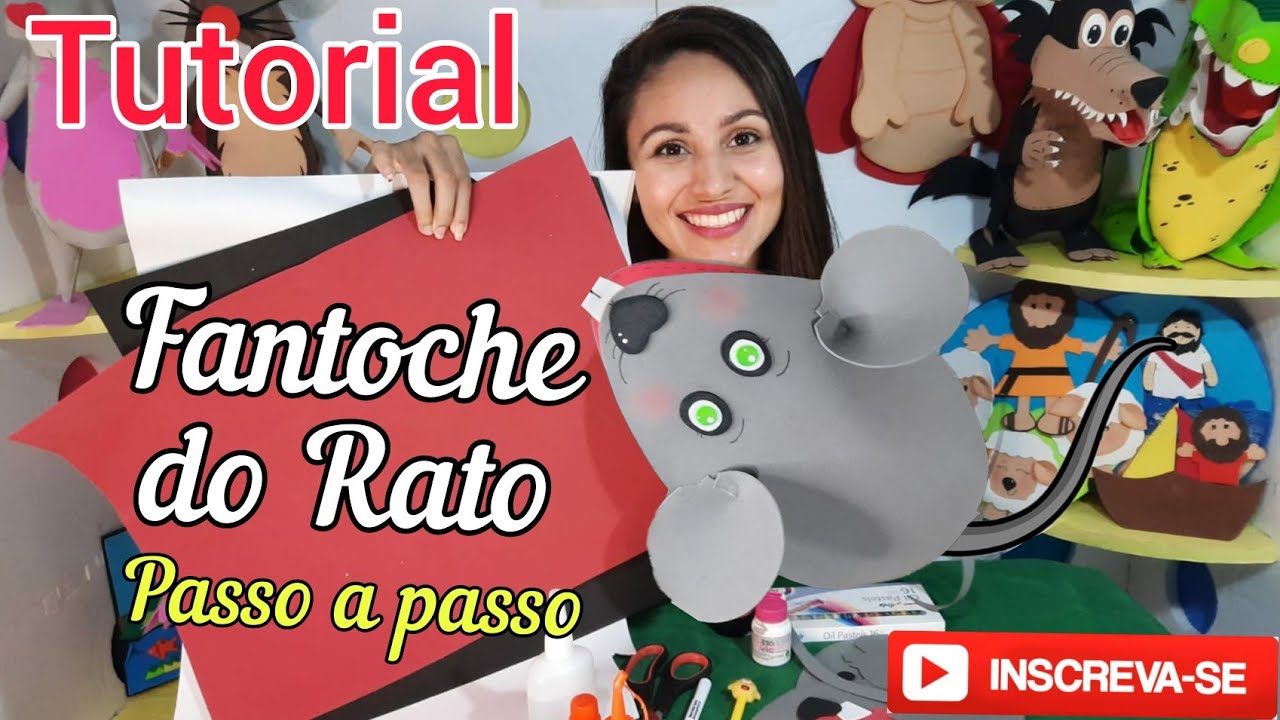 (Passo a passo)TUTORIAL DO FANTOCHE DO RATO 