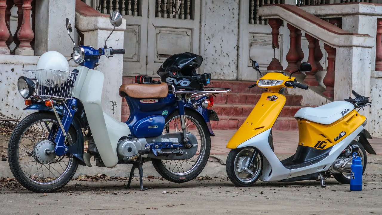 Chill morning breakfast ride! | Honda Dio & Honda Cub 50cc | break-in! si cancer