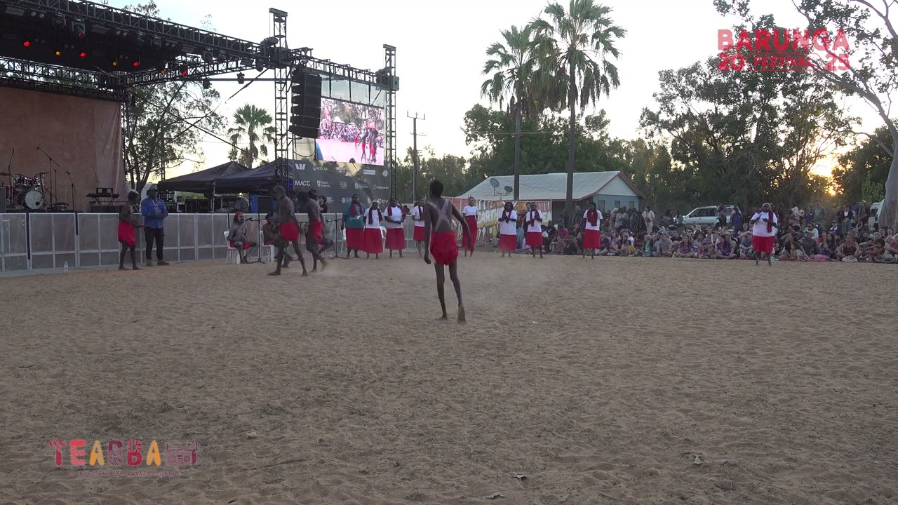 Tiwi Dancers performing at Barunga Festival 2025