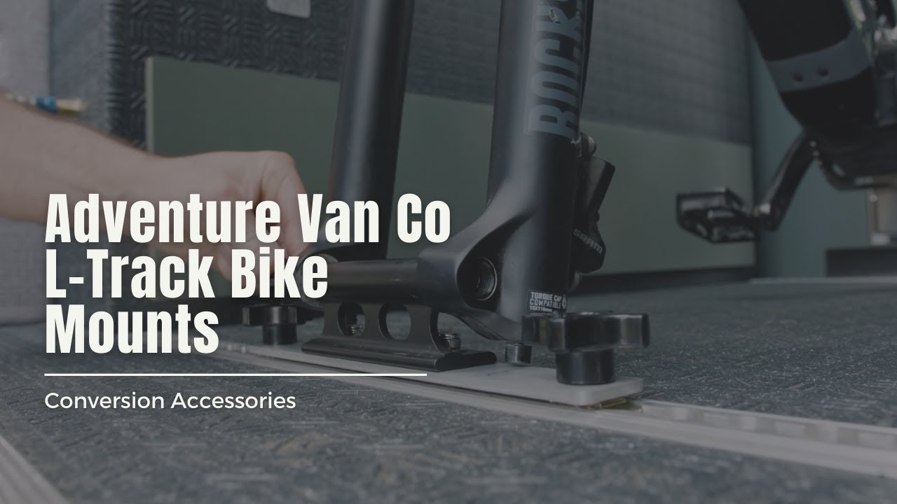 Campervan L-Track Bike Mounts | Van Life Accessories