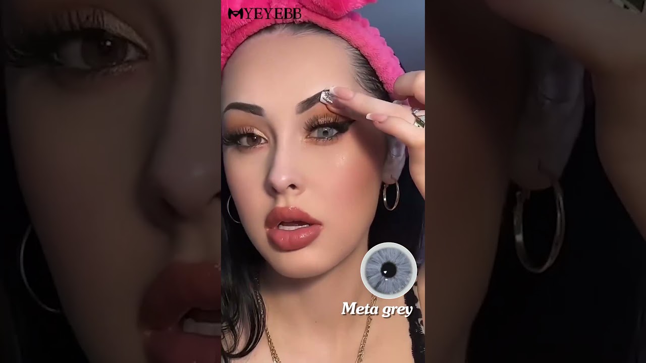 MYEYEBB Meta Grey Colored Contact Lenses | Prescription