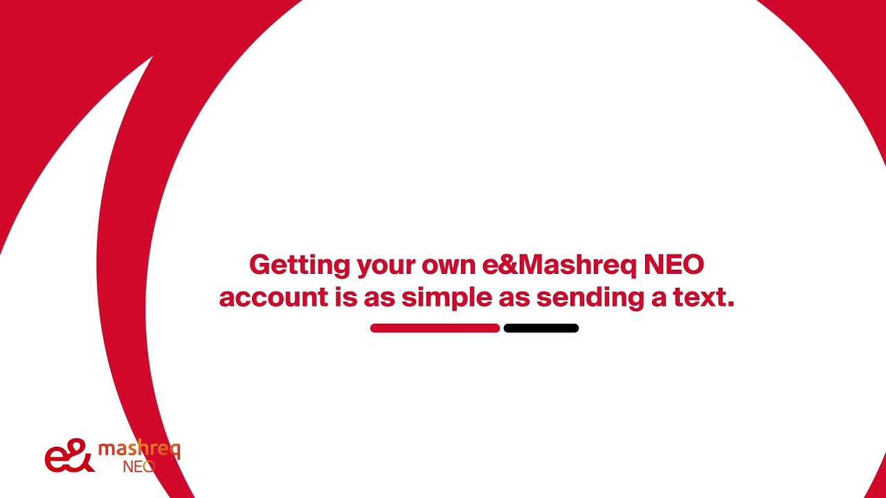 Как открыть банковский счет e& Mashreq NEO?