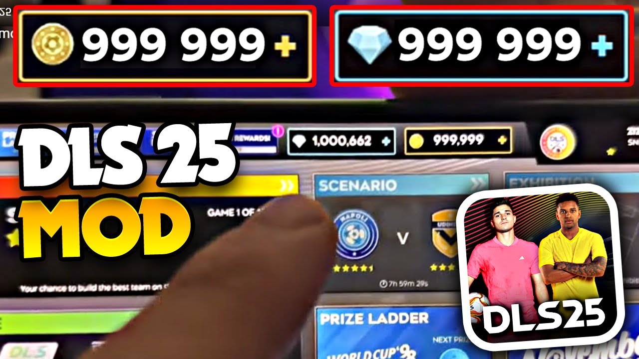 DLS 25 Hack/MOD Tutorial - How I Got Unlimited DIAMONDS for FREE in Dream League Soccer 2025
