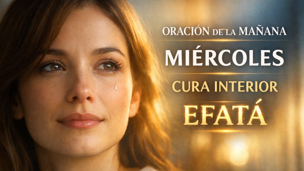 ORACIÓN DE LA MAÑANA DE MIÉRCOLES 🌿 Cura Interior, Ansiedad y Restauración Emocional | EFATÁ