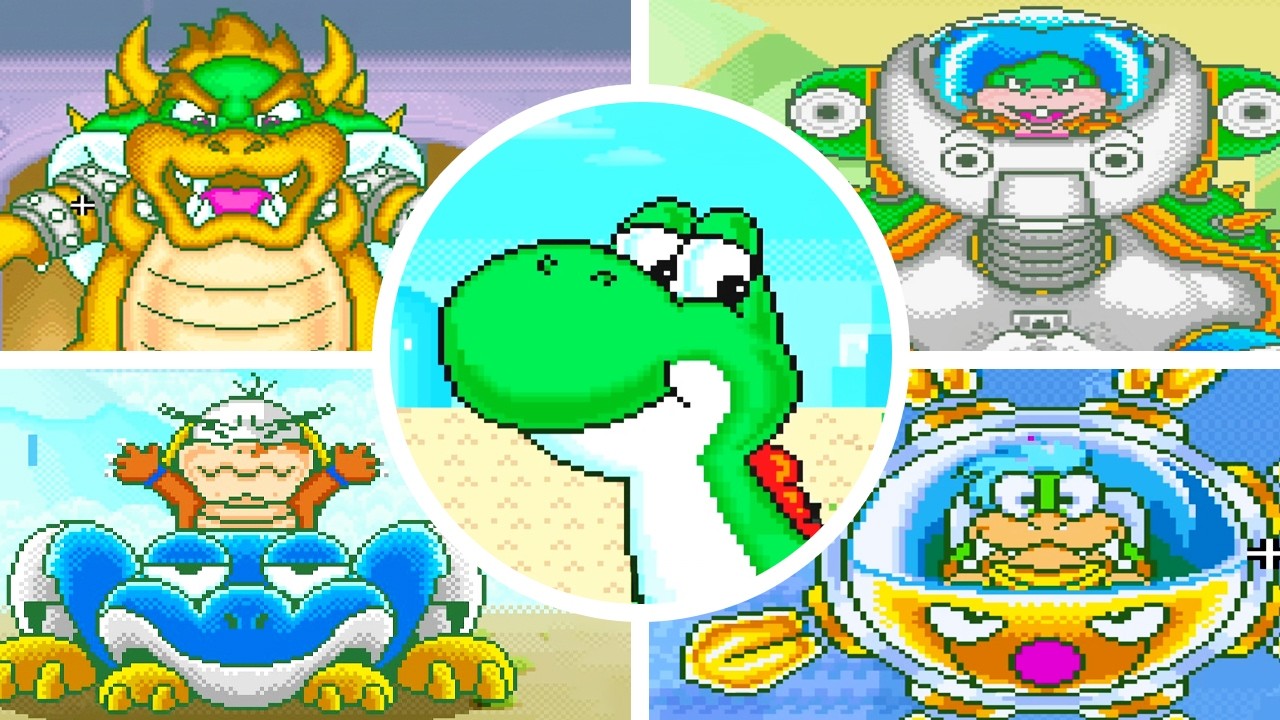 Yoshi's Safari - All Bosses & Ending