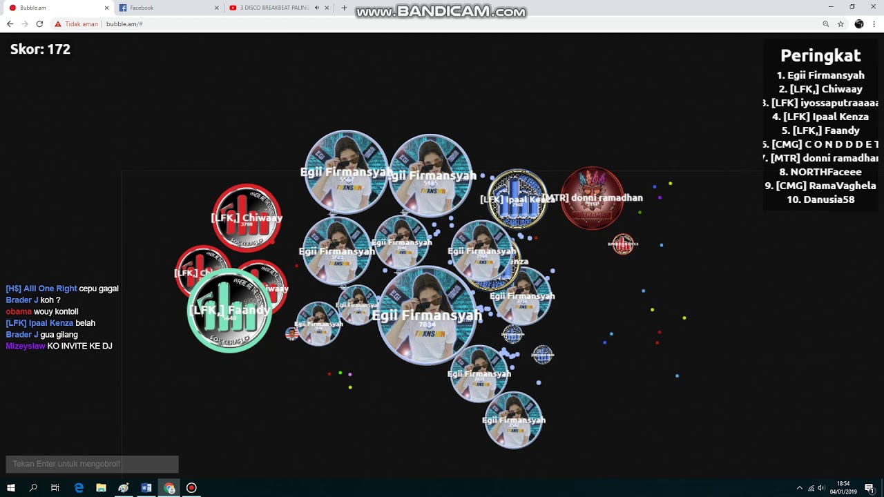 BUBBLE. AM LFK VS CMG VS ET
