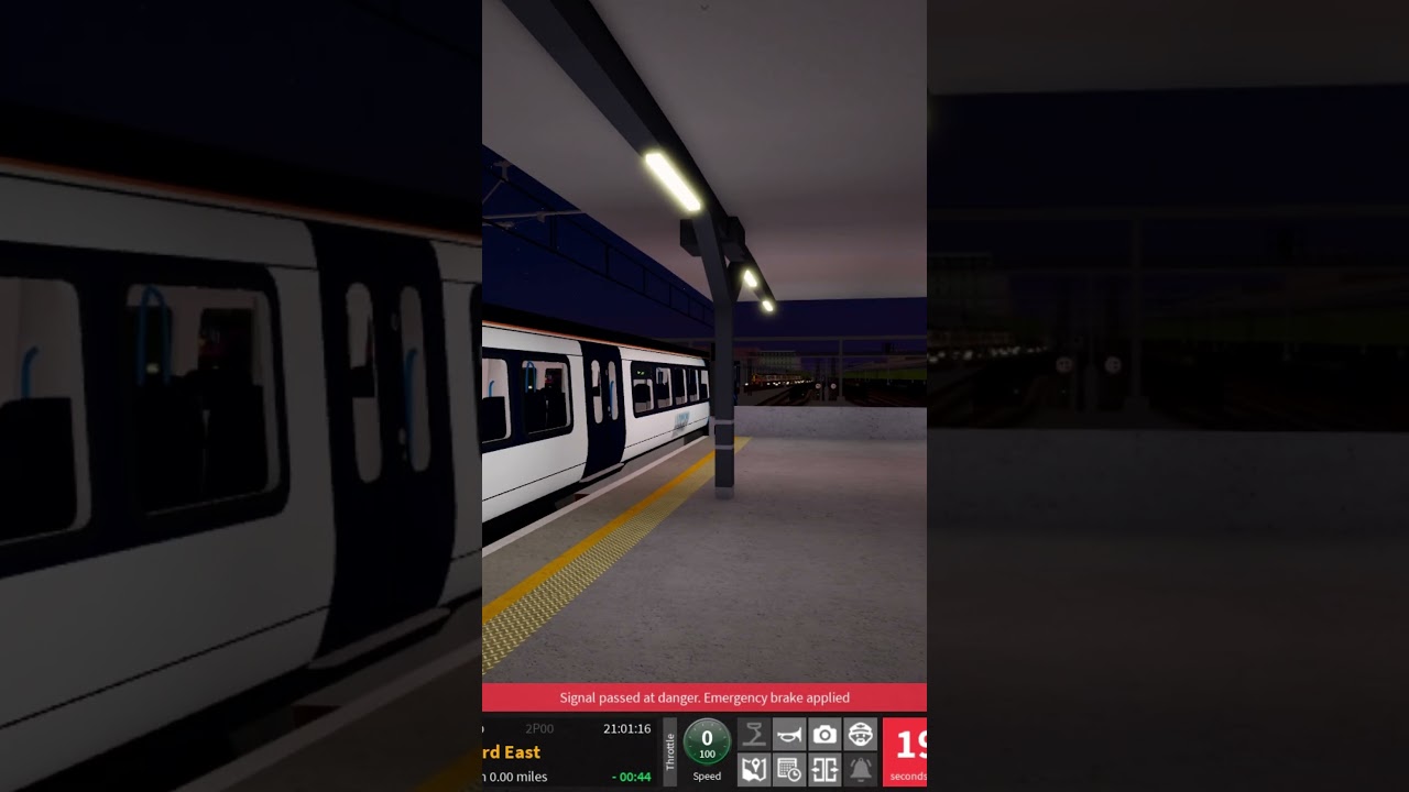 Why do you need brakes when you can just do this? #railway #scr #roblox #train