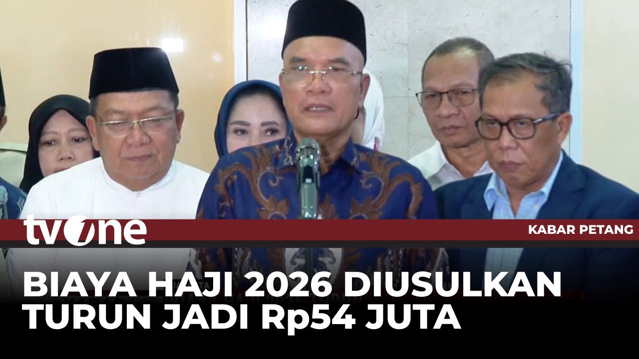 Pengumuman! Biaya Haji 2026 Turun, Jemaah Bayar Rp54 Juta | tvOne