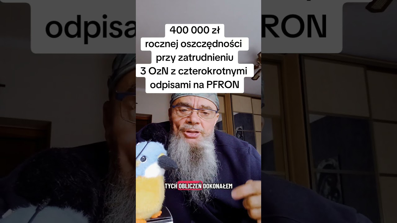 400,000 PLN in annual savings by hiring 3 employees with disabilities with 4x PFRON subsidies