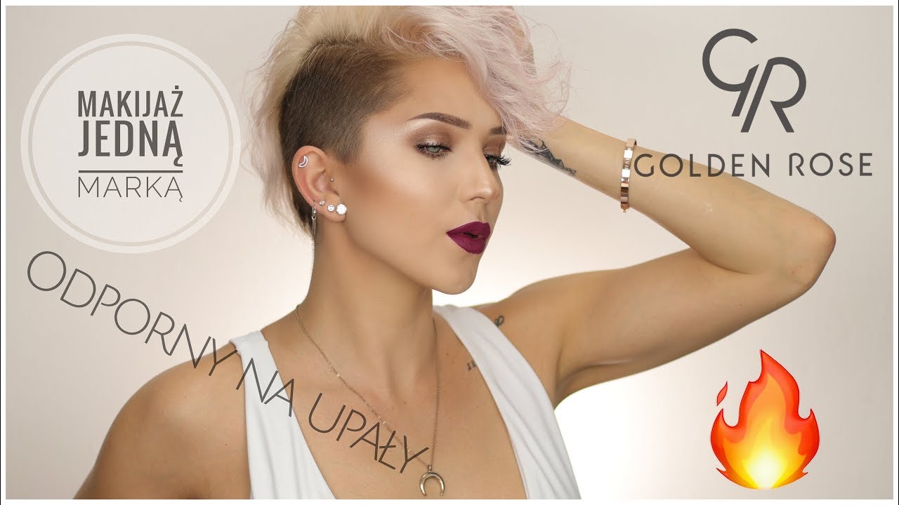 🔥MAKIJAŻ DŁUGOTRWAŁY NA UPAŁY🔥 JEDNĄ MARKĄ - GOLDEN ROSE | kitulec