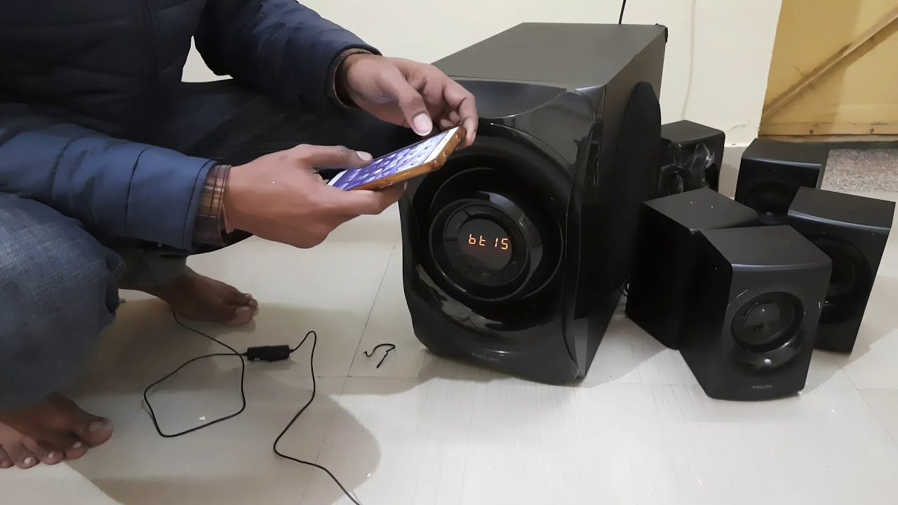 Philips Home Theatre SPA8000B 5.1 Unboxing & Sound Test