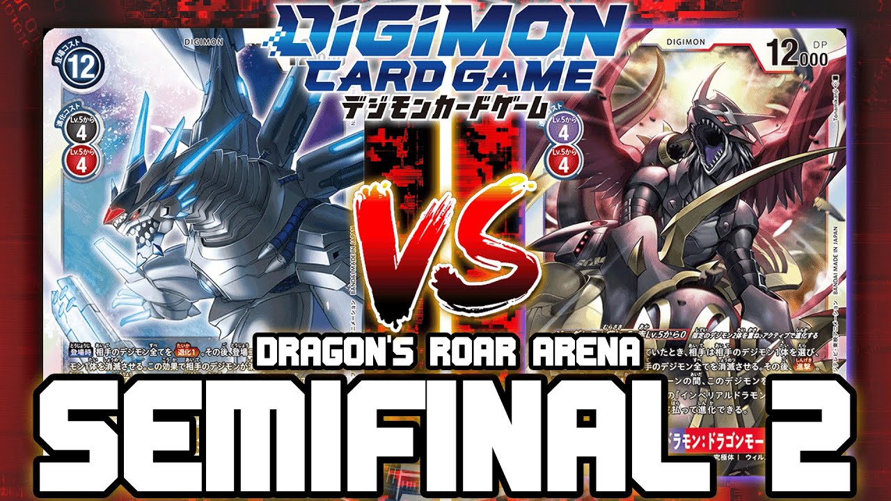 Metallicdramon VS Imperialdramon!! | Digimon Card Game: EX-03 Dragon's Roar Arena (SEMIFINAL 2)