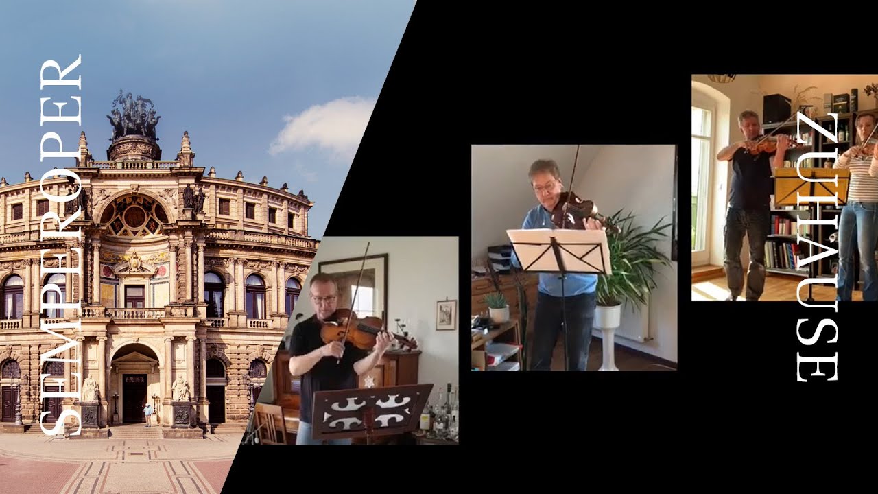 Semperoper zuhause: Das Bratschenquartett spielt Georg Philipp Telemann