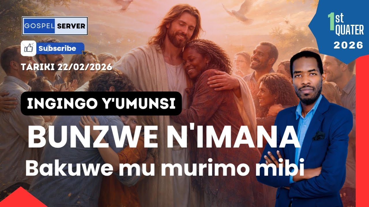 🔴INGINGO Y'UMUNSI | BUNZWE N'IMANA BAKUWE MU MIRIMO MIBI | Kuwa mbere Tariki 22.02.2026 | 