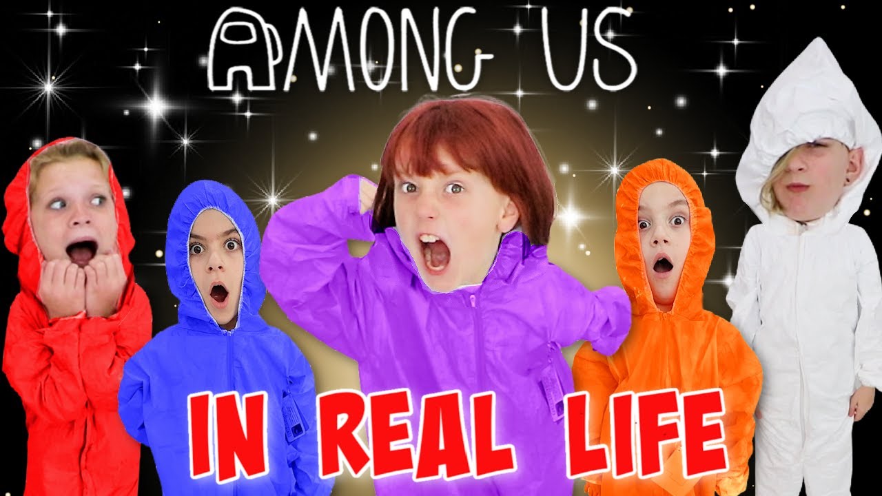 We Played AMONG US But IN REAL LIFE (Imposter IQ 999) NOOB Family