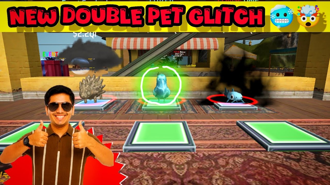 New Double Pet Glitch 🤯🥵 || Steal A Pet New Double Pet Glitch 🥶😱 #freefire #garenafreefire 