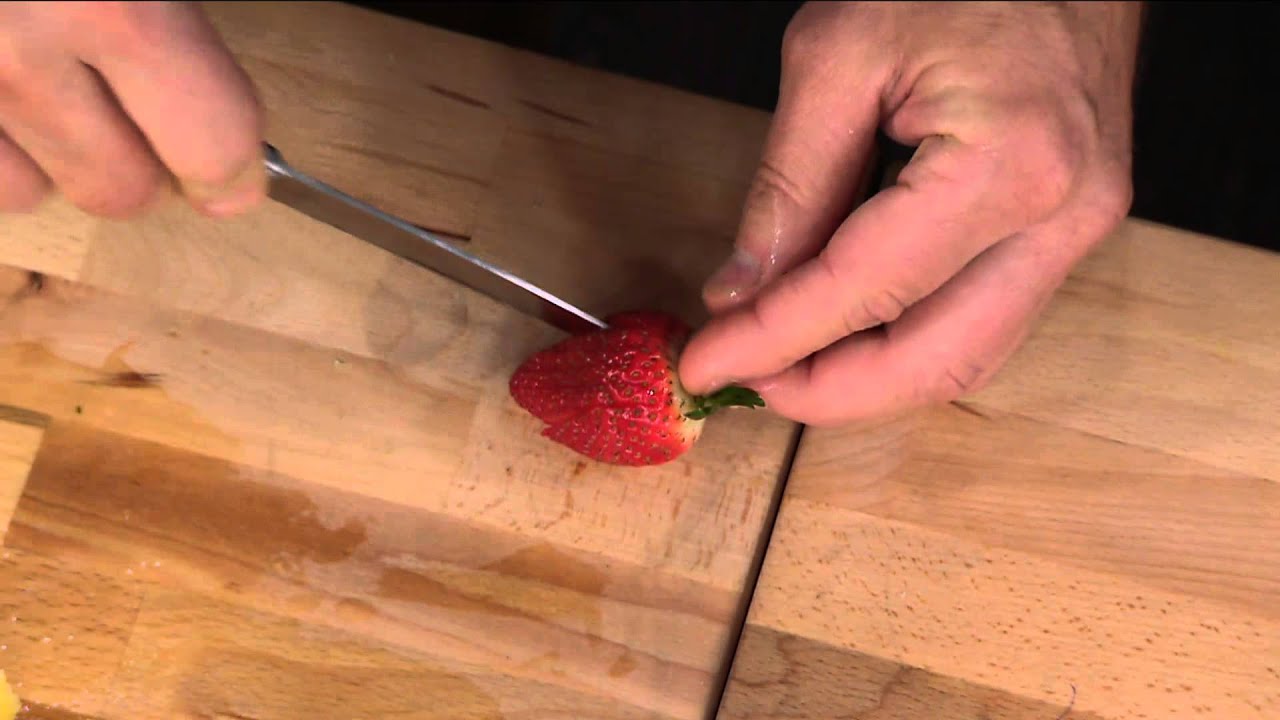 How to Create a Pretty Strawberry Fan | Steven and Chris | CBC