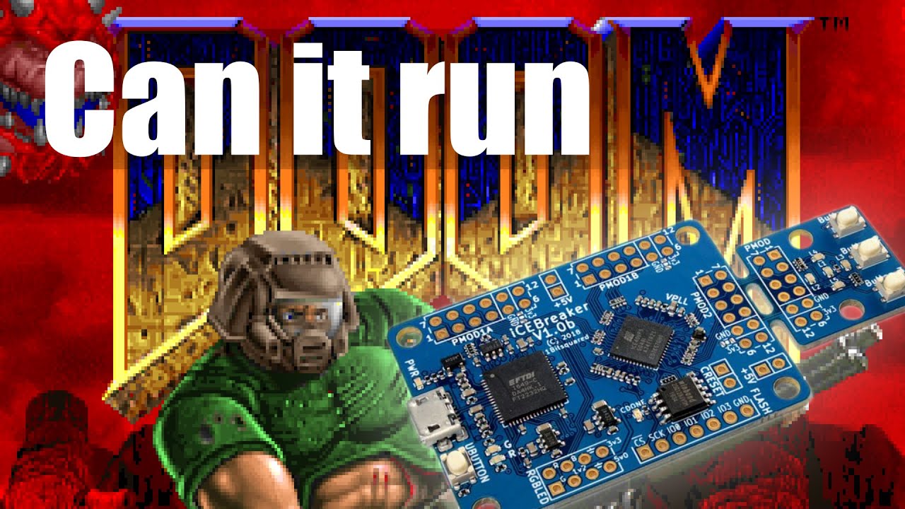 iCE40 FPGA: Can it run DOOM ?   Let's find out !