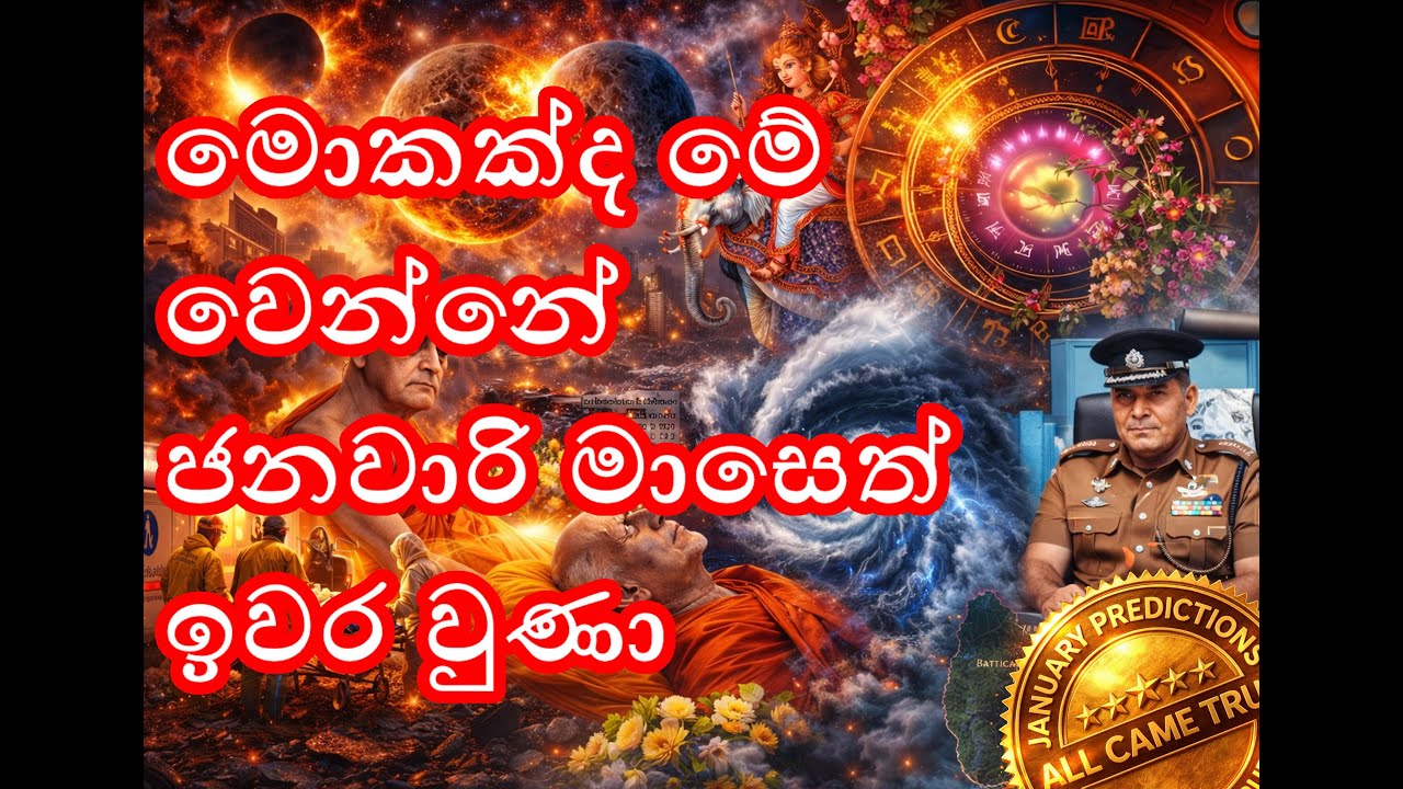 මොකක්ද මේ වෙන්නේ 2026 ජනවාරි මාසෙත් ඉවර වුණා