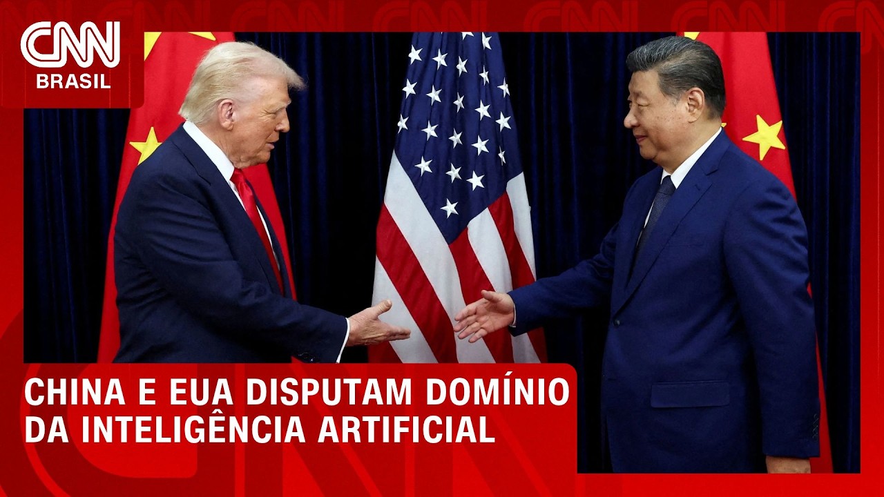 China e EUA disputam dom&iacute;nio da intelig&ecirc;ncia artificial; veja an&aacute;lise | CNN PRIME TIME