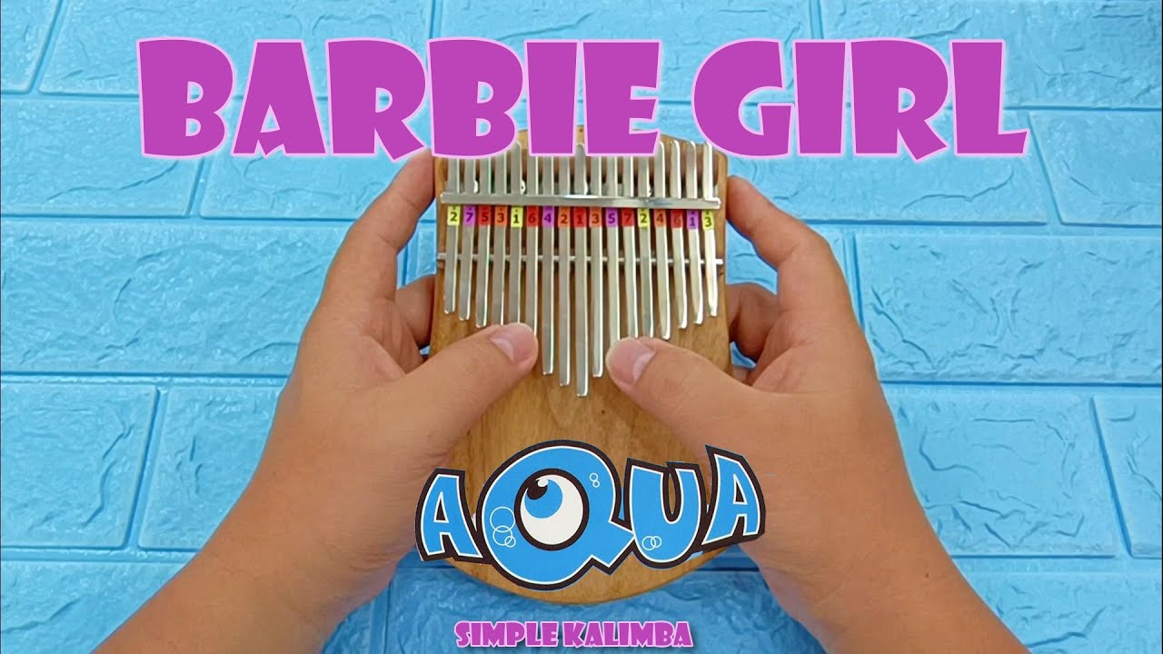 BARBIE GIRL (Aqua) - Kalimba Easy Tutorial