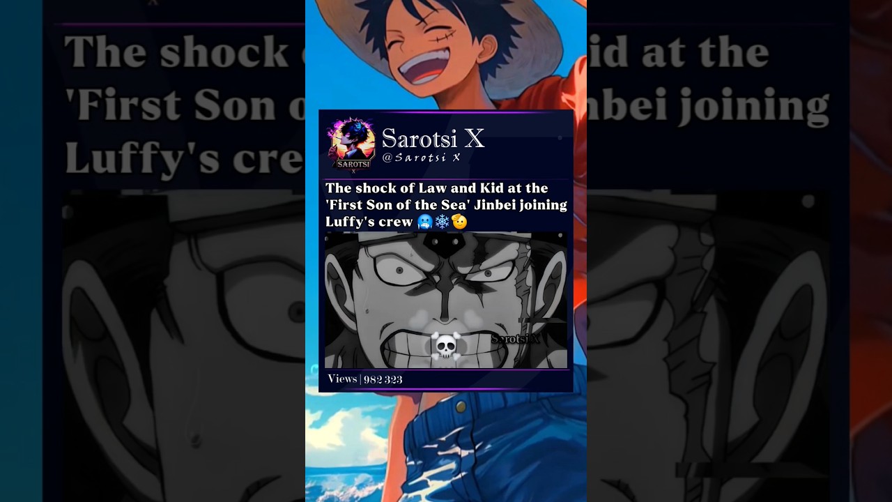 The shock of Law and Kid💀 #law #kid #jinbei #luffy #onepiece