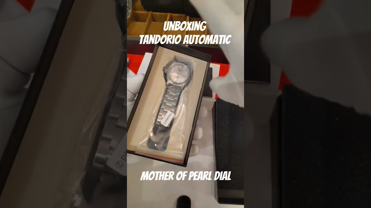 Tandorio Automatic with Mother Of Pearl dial #watch #tandorio #unboxing