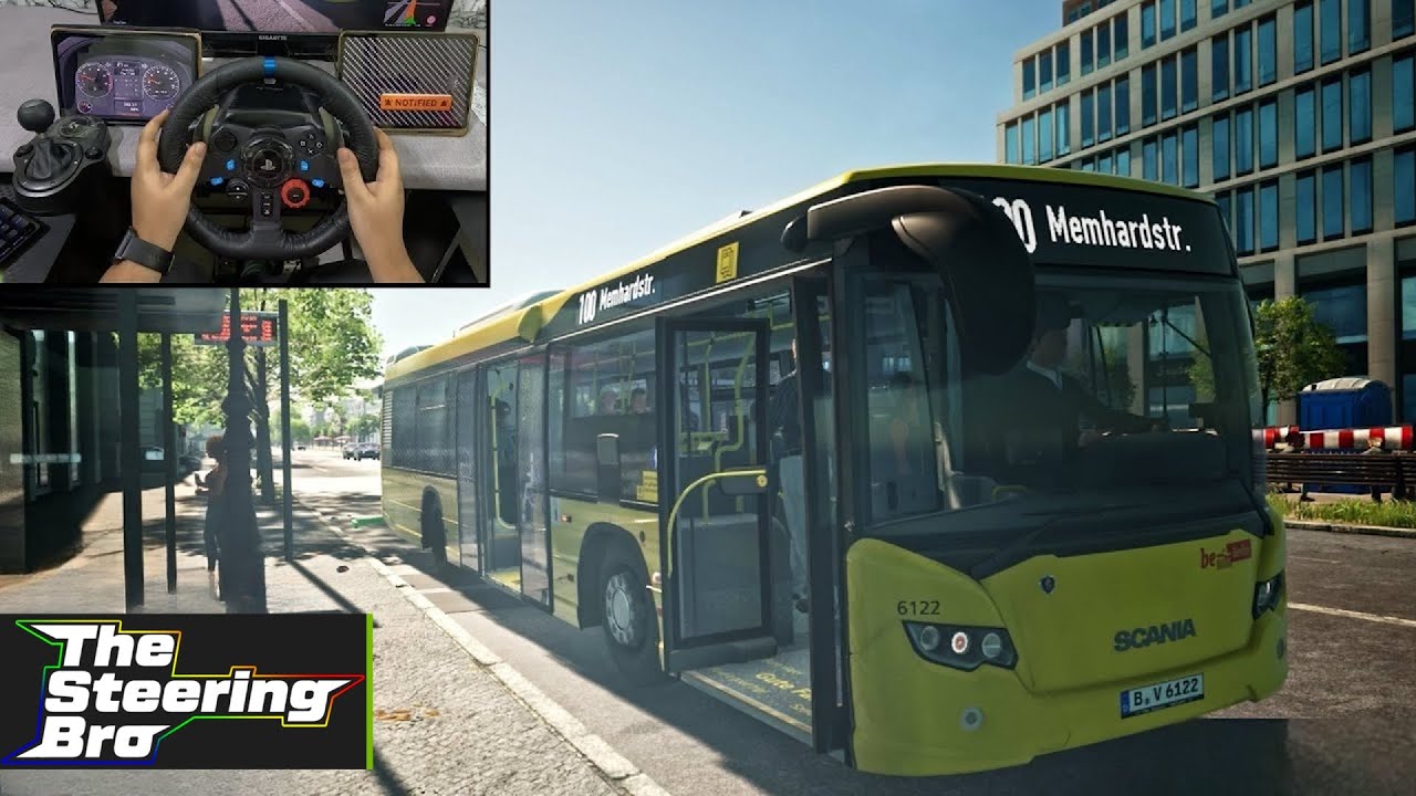 First Time Driving a Bus - Realistic Bus Simulator | G29 Steering Wheel & Gear Shifter Gameplay