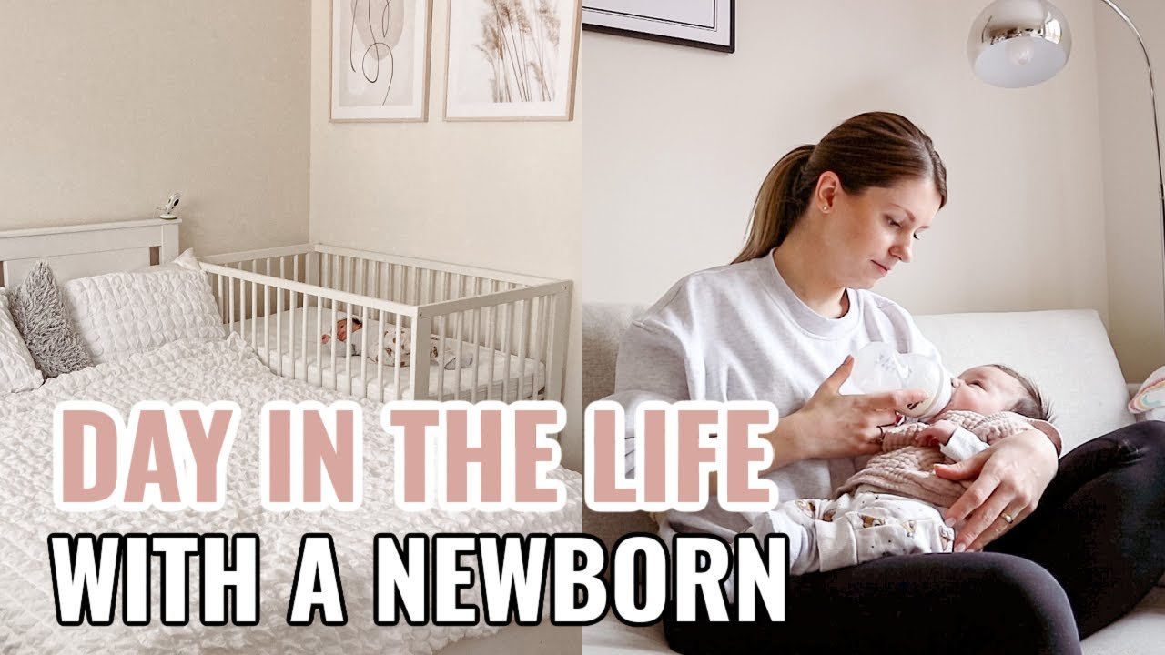 DAY IN THE LIFE WITH A NEWBORN BABY *6 weeks old* | IKEA Gulliver Crib Building + IKEA haul nursery