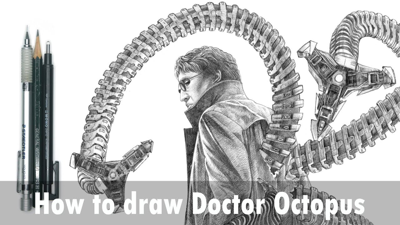 How to draw Doctor Octopus | SPIDER-MAN: NO WAY HOME