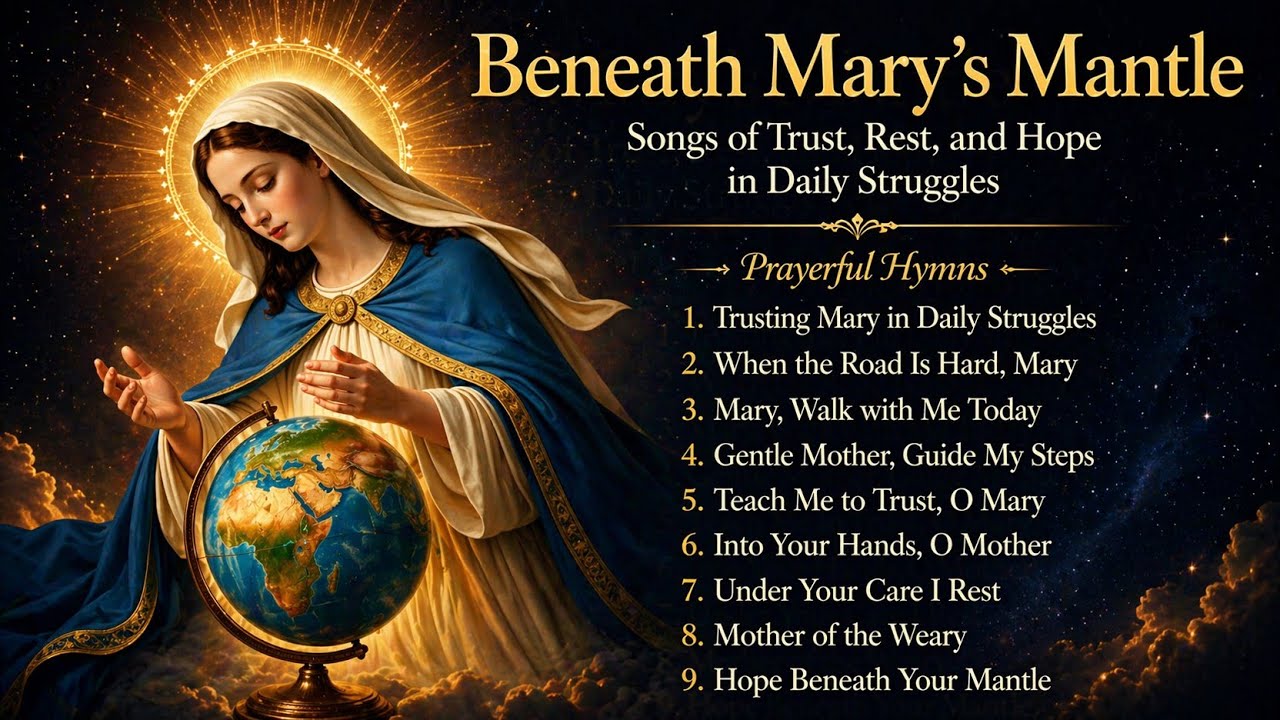 Beneath Mary’s Mantle, Catholic Songs of Trust, Rest, and Hope in Daily Struggles