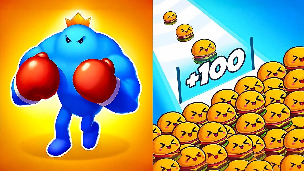 Food Run vs Punchy Race💥 EPIC SpeedRun Challenge - All Levels Unlocked (Android,iOS)