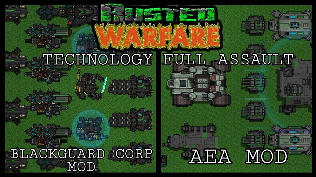 AEA VS BLACKGUARD CORP (Technology or Heavy Assault) - Rusted warfare mod #1