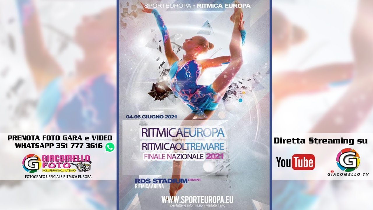 5 Giugno Pomeriggio - Ritmica Europa Finale Nazionale Ritmica Oltremare 2021