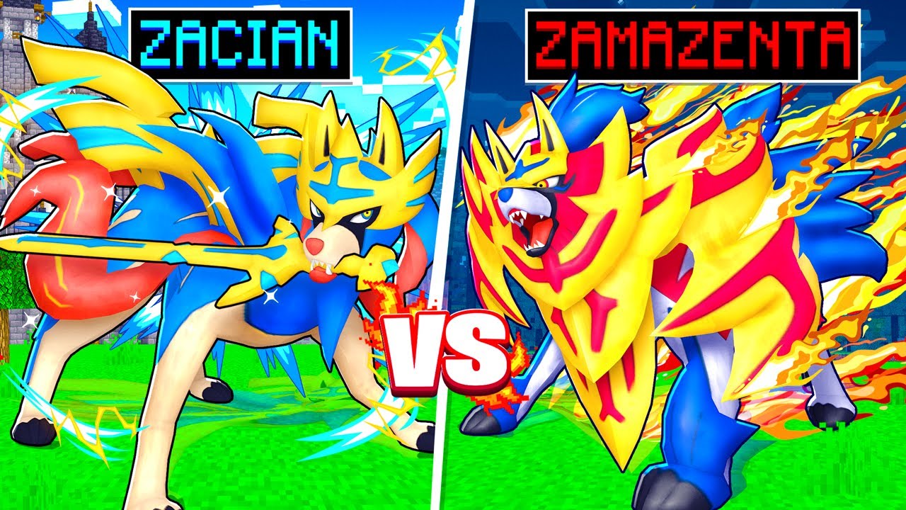 ZACIAN против ZAMAZENTA в Minecraft PIXELMON! (мод Pokémon)