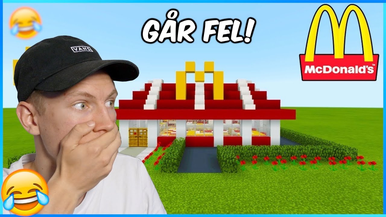 BYGGER MCDONALDS I MINECRAFT?! *G&aring;r Fel*