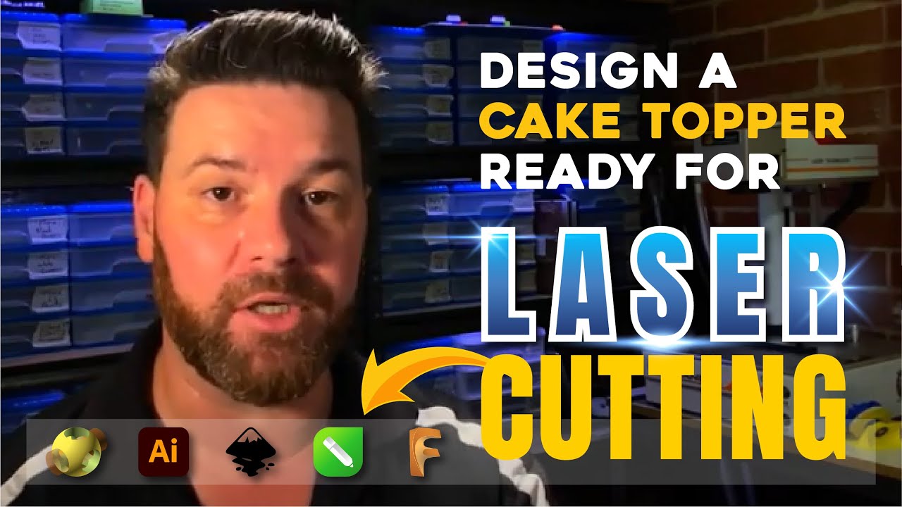 Let's Design A Cake Topper Ready For Laser Cutting