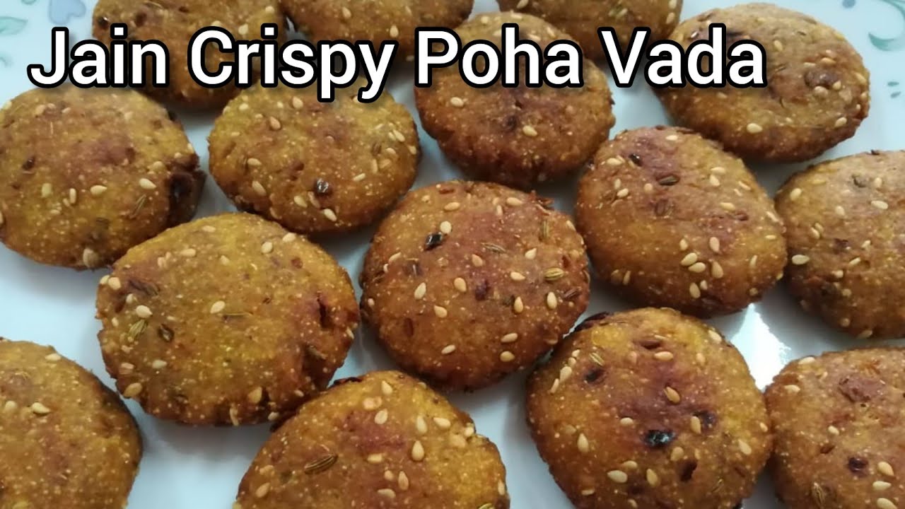 Instant Jain Crispy Poha Vada | इन्स्टन्ट पोहा वडा | Poha Vada Recipe | પોહા વડા | Jain Recipes