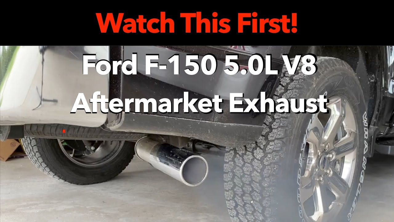 Выхлопная система Ford F-150 V8 5.0L Coyote Aftermarket — будьте осторожны, возможно отключение ц...
