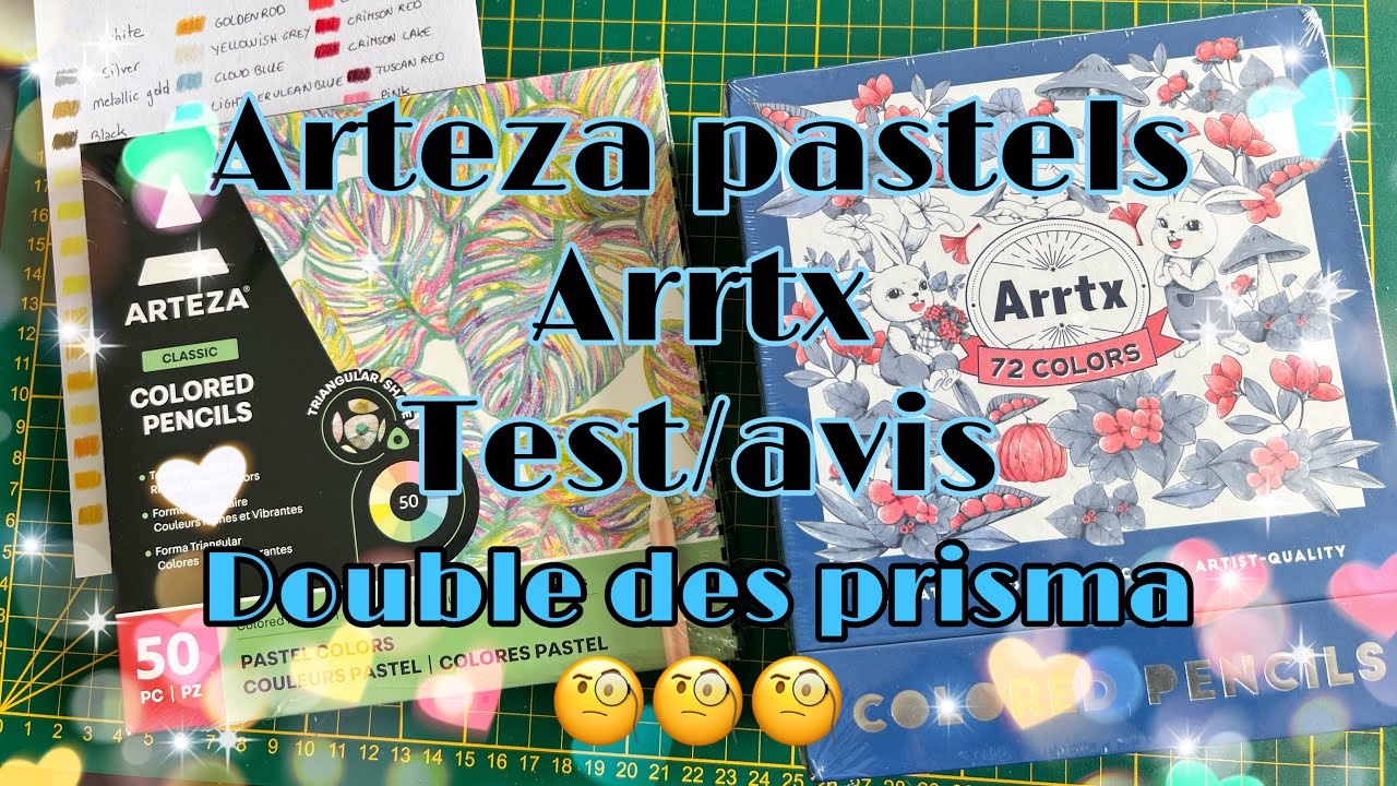Test/Avis Arteza Pastels- 72 Arrtx dupes des prismacolors ???