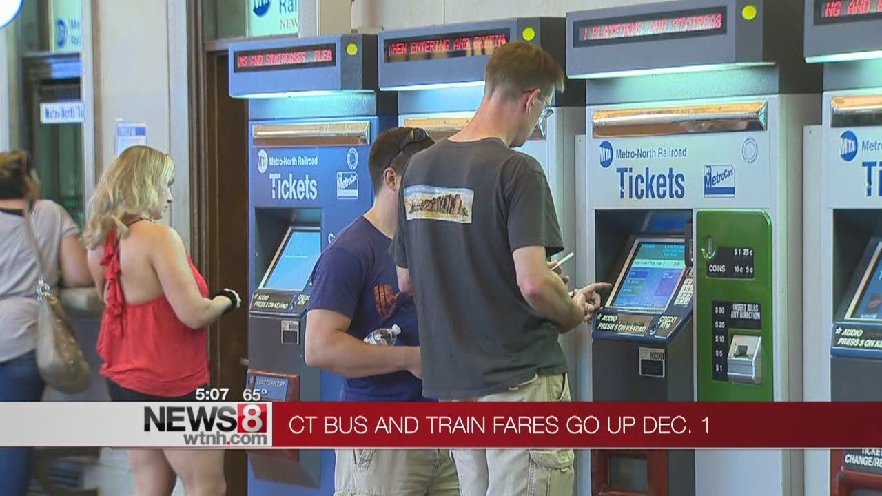 Rail, bus fare hikes going up in December