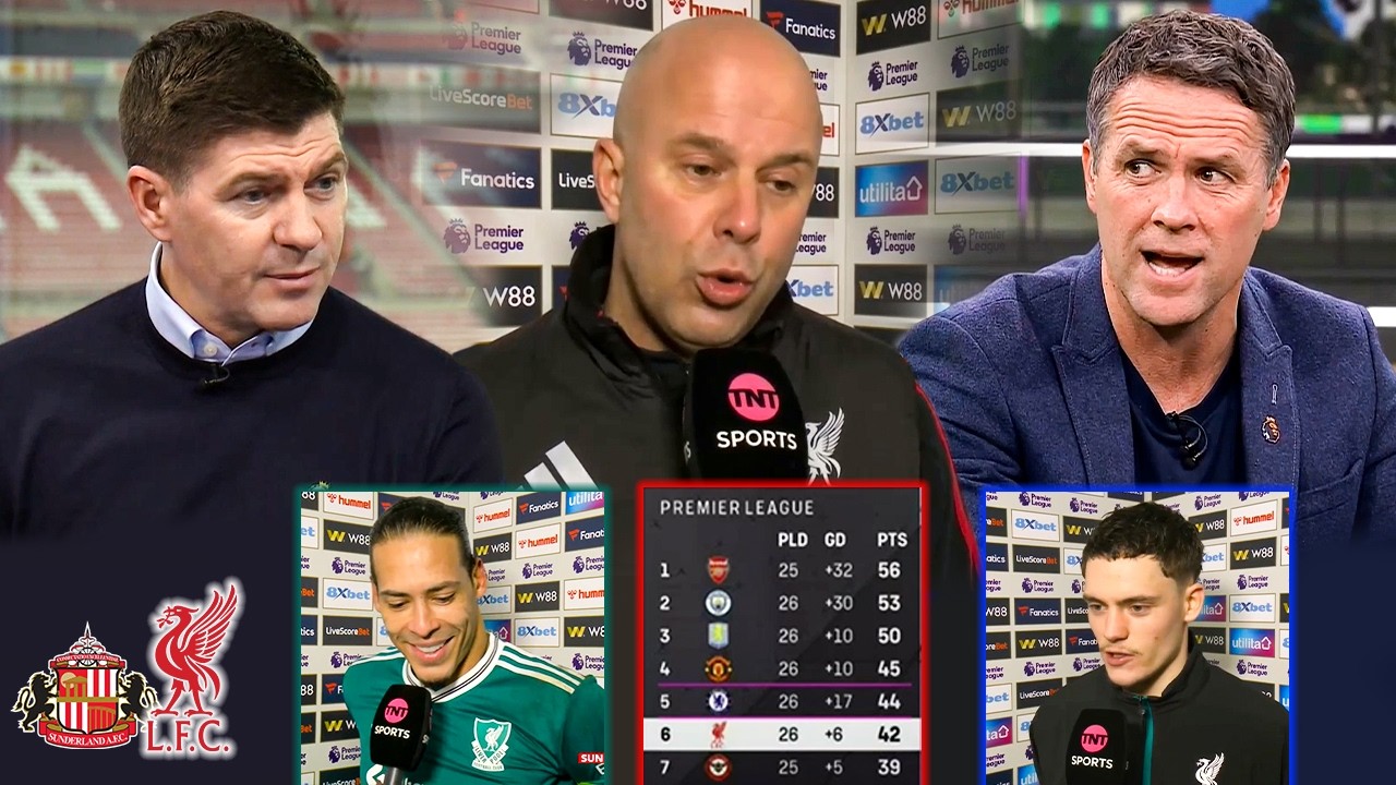 Sunderland vs Liverpool 0-1 Arne Slot Goes Crazy After Tough Win 🔥 Top 4 Battle! Gerrard Reaction