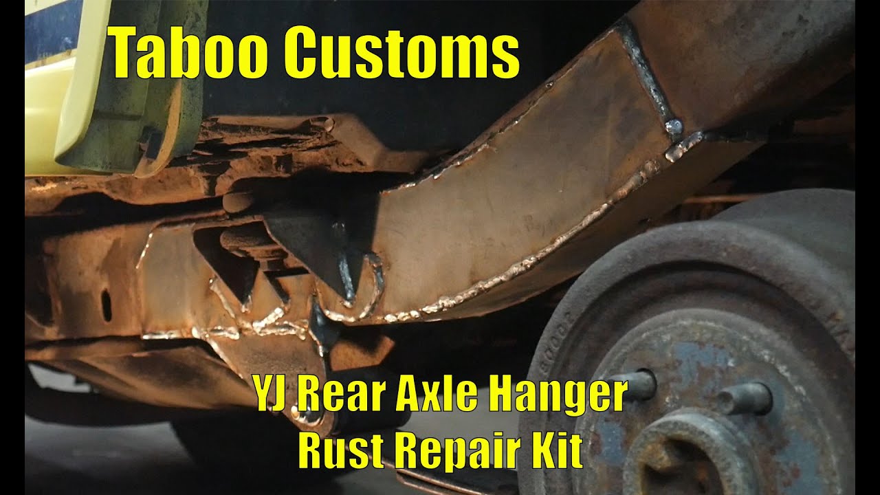 Jeep YJ Rear Leaf Spring Front Spring Hanger Repair Kit Installation