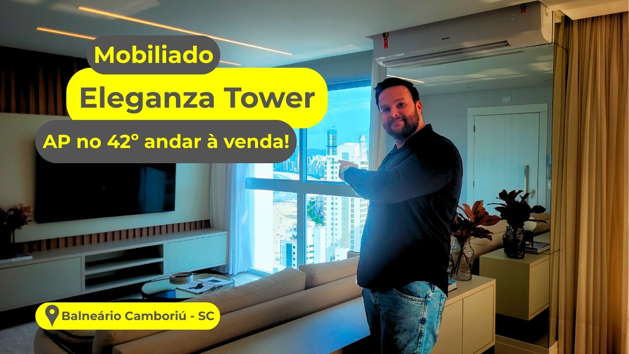 140m² de PURO LUXO e VISTA MAR no Centro de Balneário Camboriú | Eleganza Tower FG