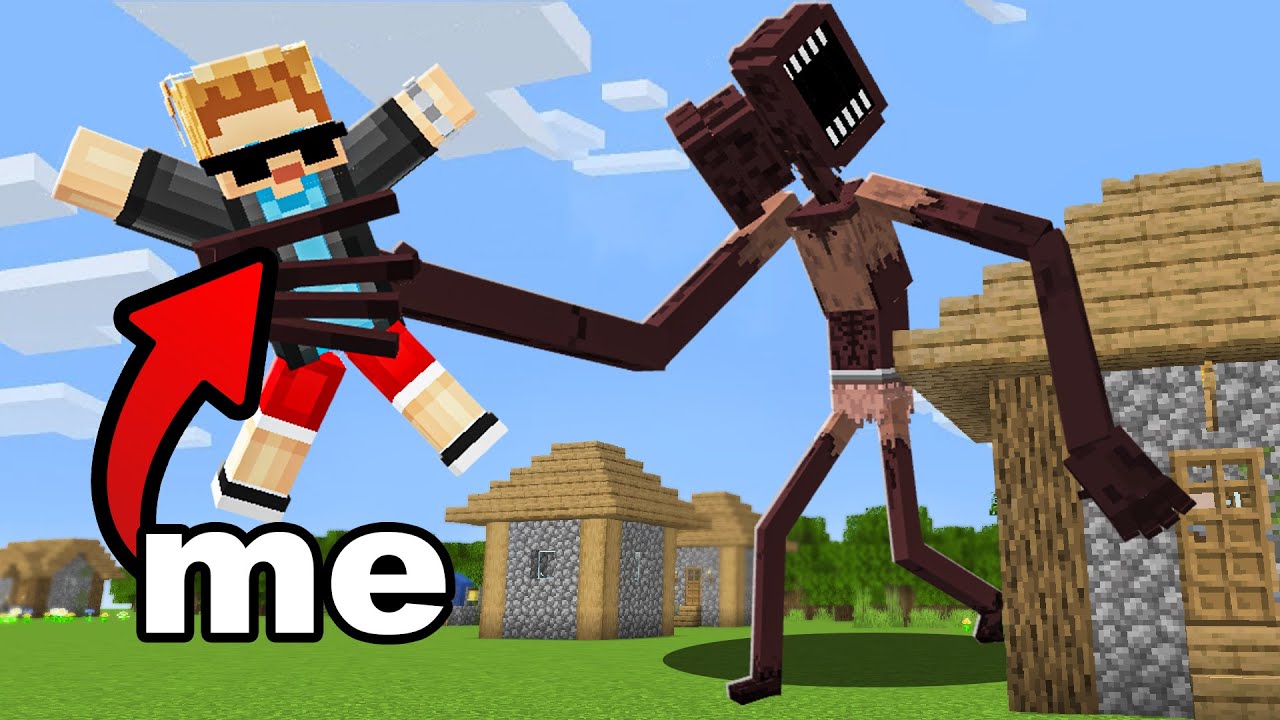 I Made A SIRENHEAD VILLAGER To Scare My Friends