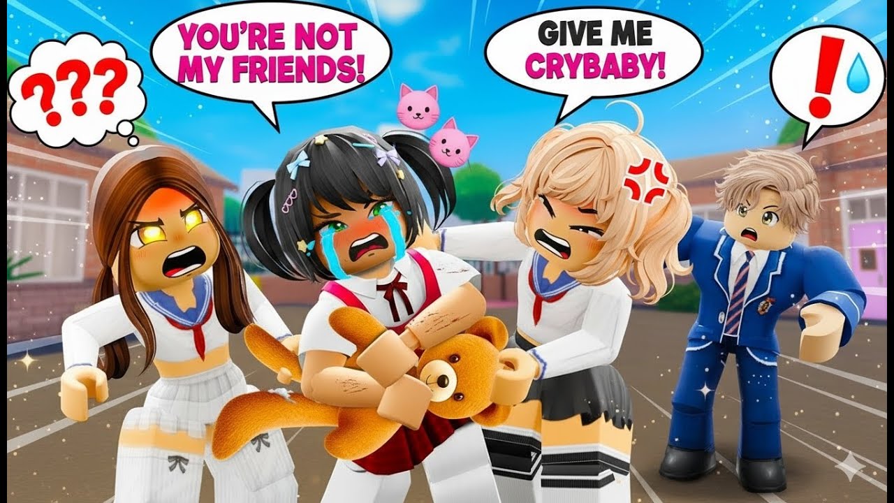 Daisy Has Really Bad Friends At School?!😿|🌟Roblox Family Roleplay🌟